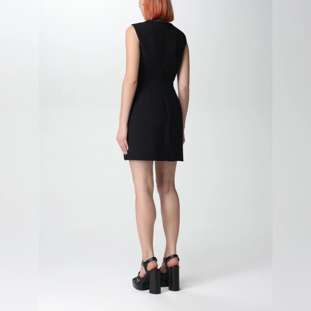 New Tory Burch Wool Fit And Flare Dress